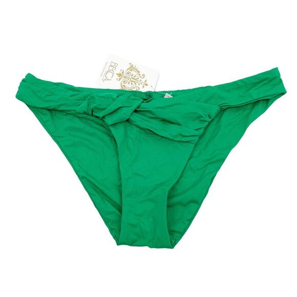 Becca Swim Color Code Milani Draped Hipster Bottoms Grass Green Size Large NEW - Picture 3 of 5